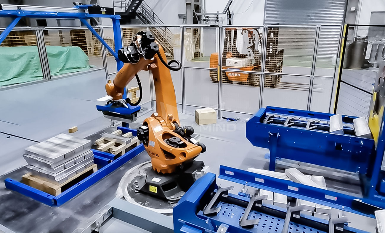 3D視覺(jué)引導(dǎo)鎂錠拆垛 | 某大型汽配廠